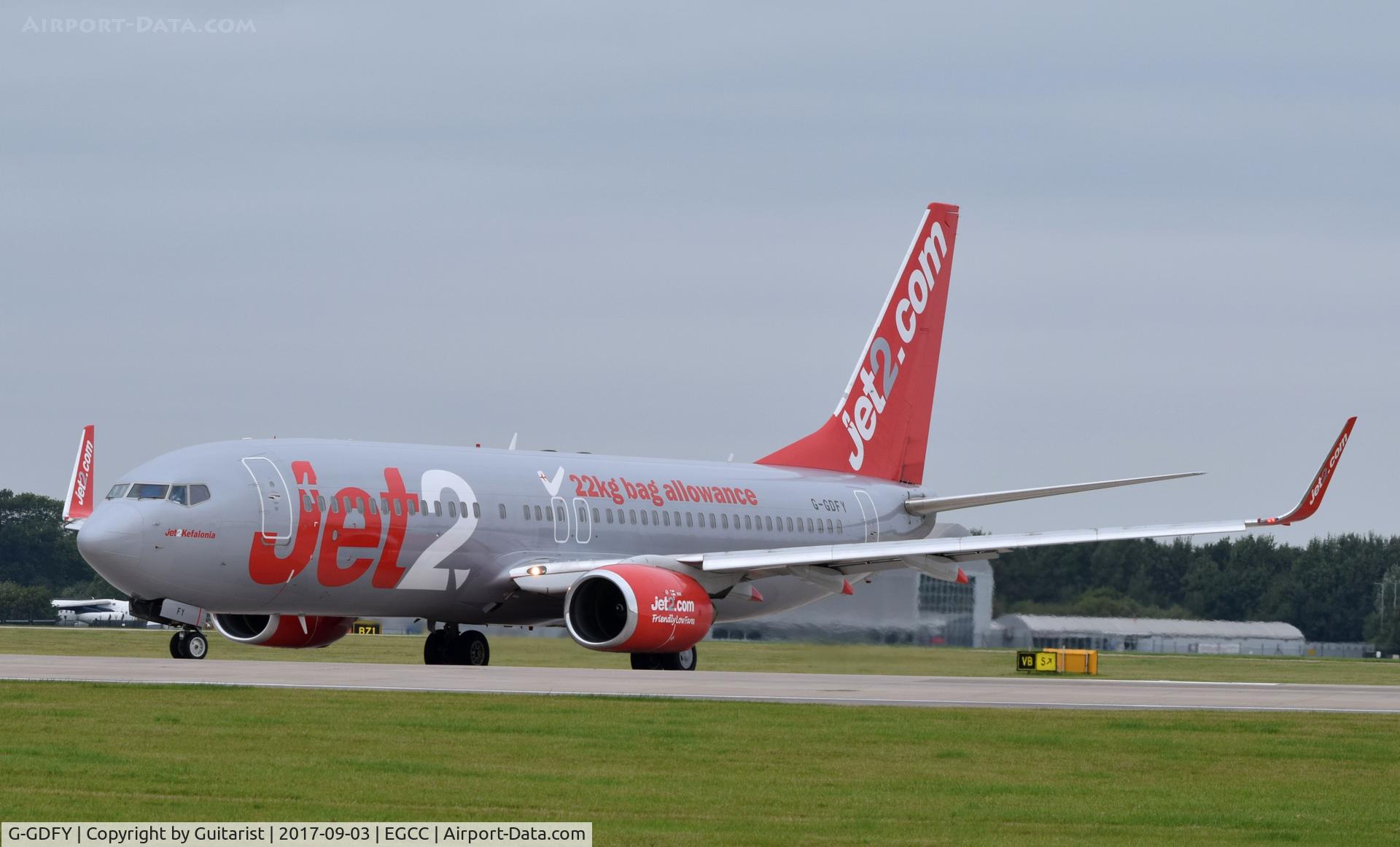 G-GDFY, 2001 Boeing 737-86Q C/N 30278, At Manchester