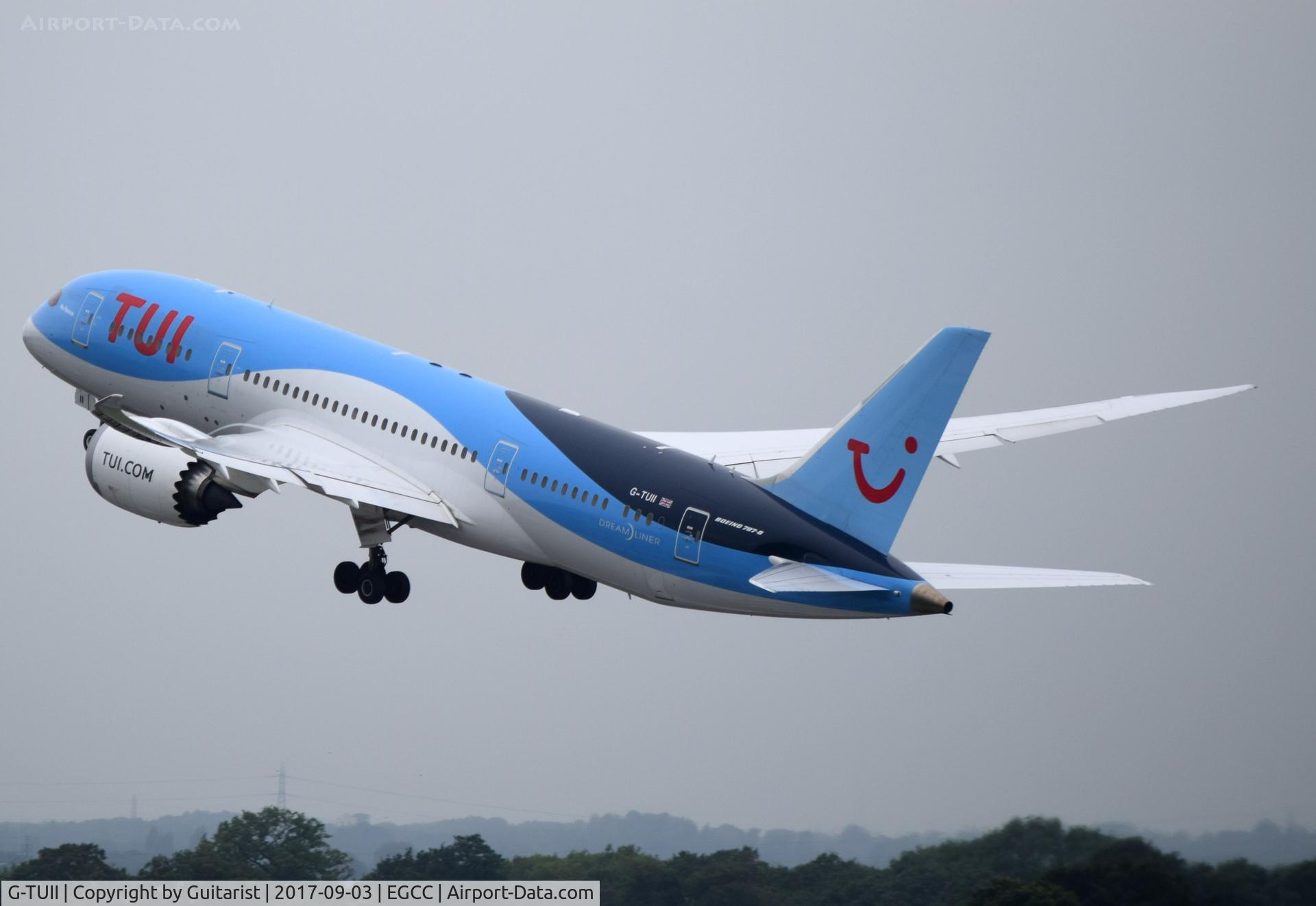 G-TUII, 2015 Boeing 787-8 Dreamliner C/N 37230, At Manchester