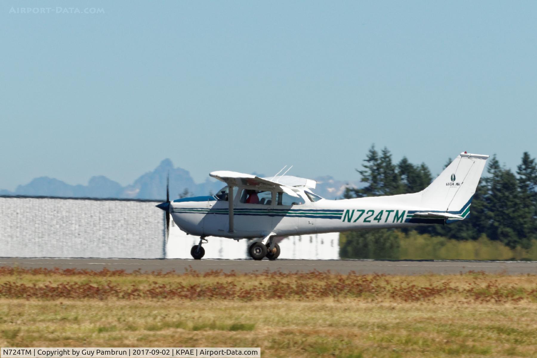 N724TM, 1974 Cessna 172M C/N 17262971, Landing