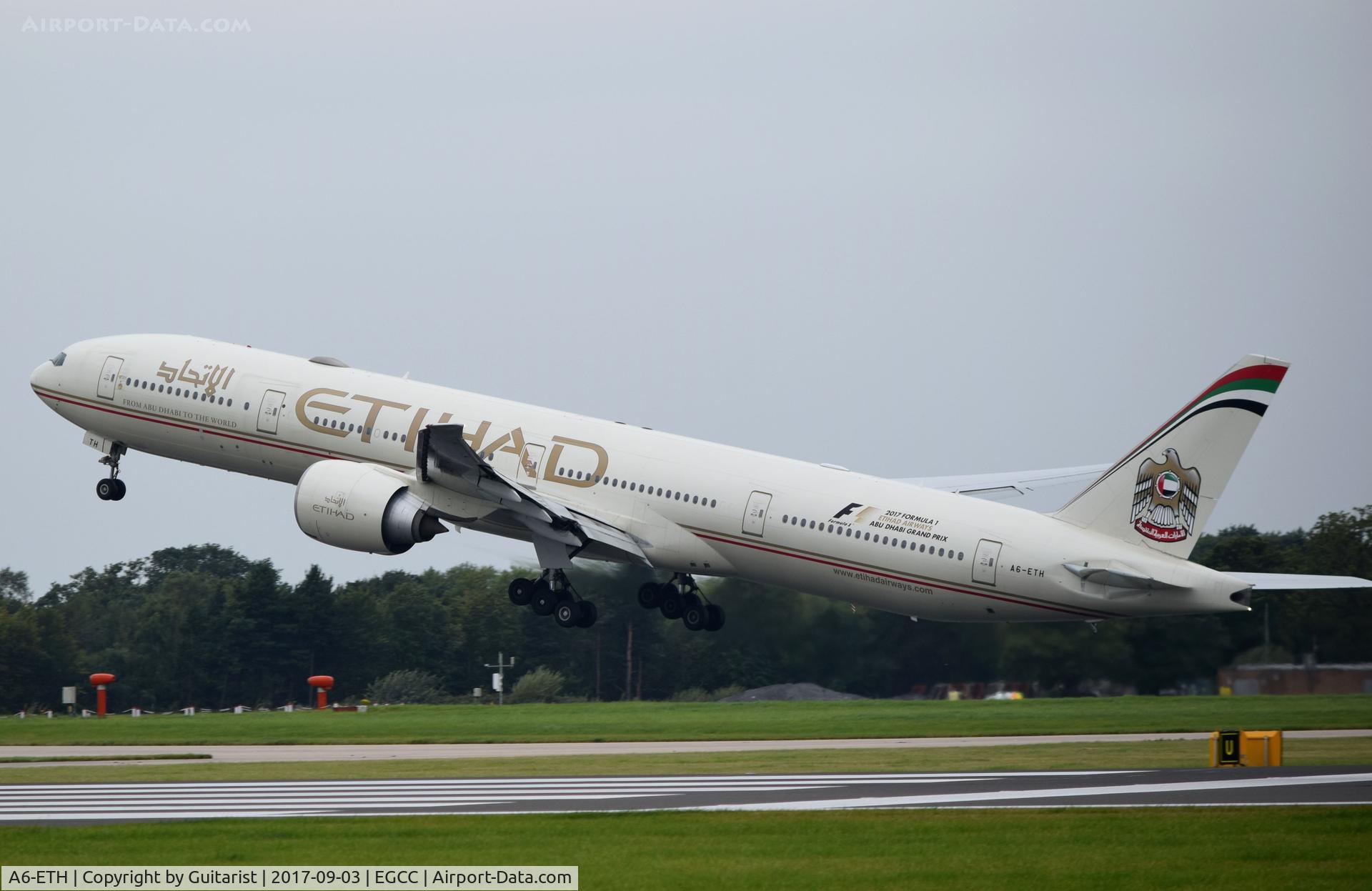 A6-ETH, 2011 Boeing 777-3FX/ER C/N 39683, At Manchester