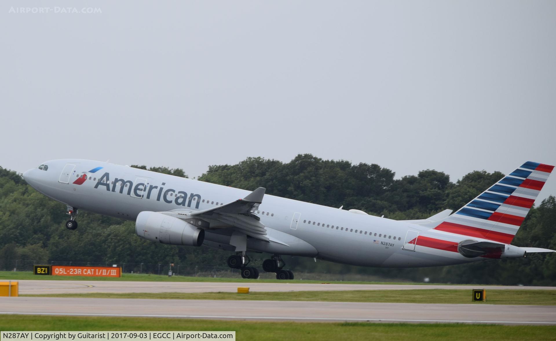 N287AY, 2013 Airbus A330-243 C/N 1417, At Manchester