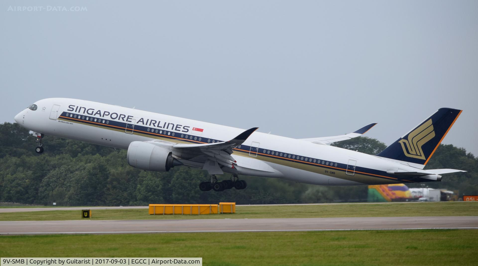 9V-SMB, 2016 Airbus A350-941 C/N 030, At Manchester