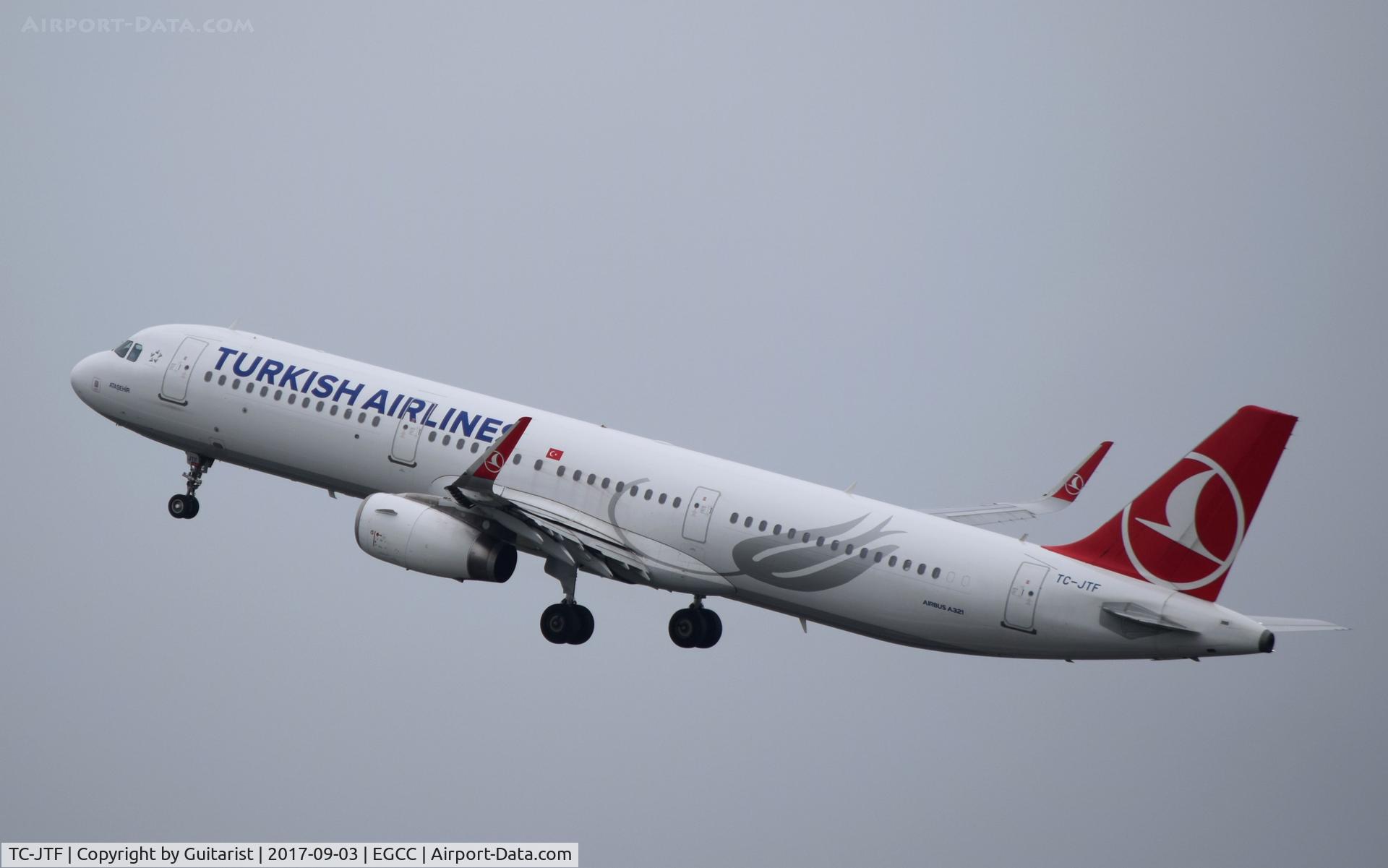 TC-JTF, 2016 Airbus A321-231 C/N 6987, At Manchester