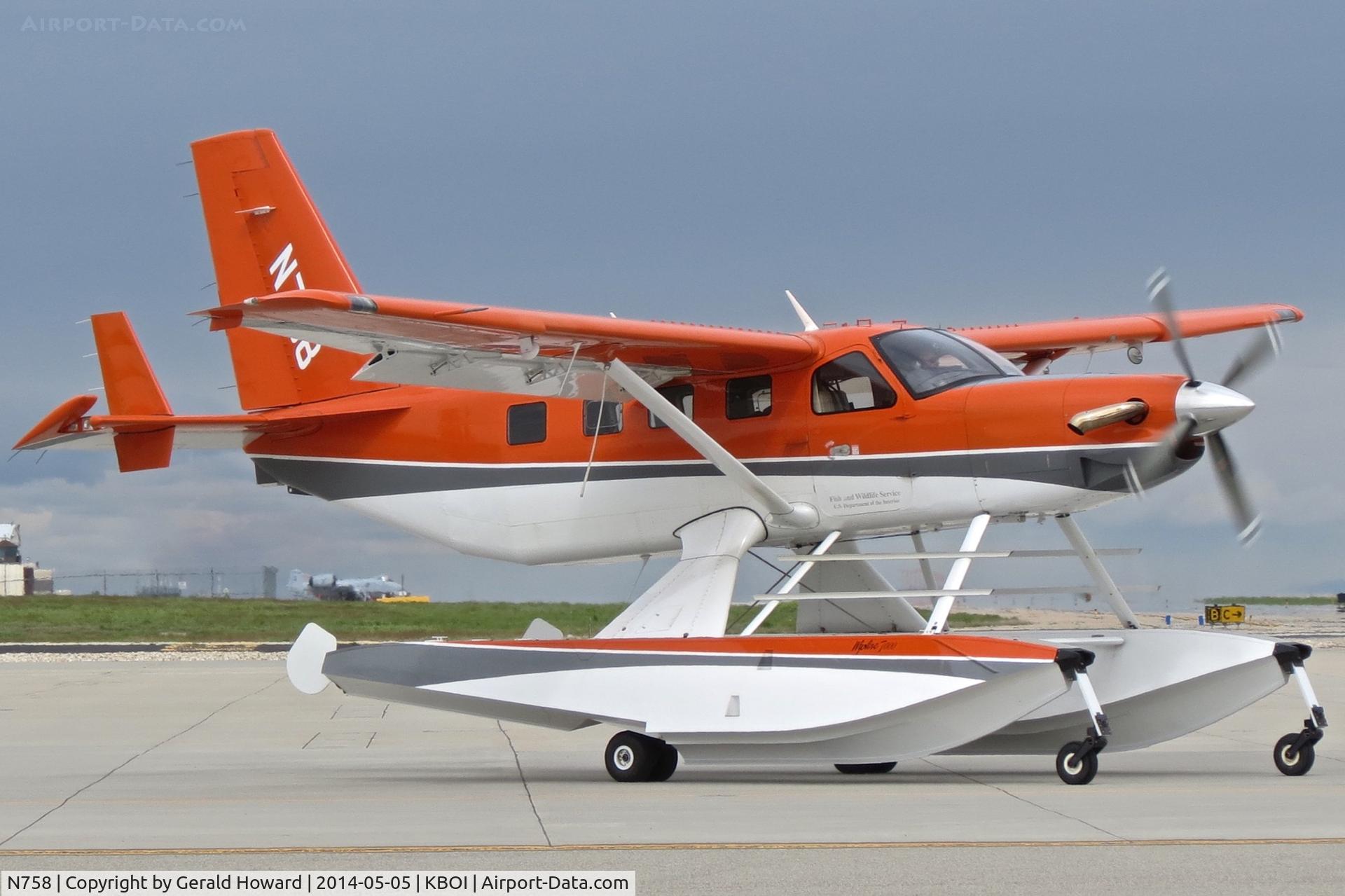 N758, 2010 Quest Kodiak 100 C/N 100-0033, Taxiing to RWY 28L.