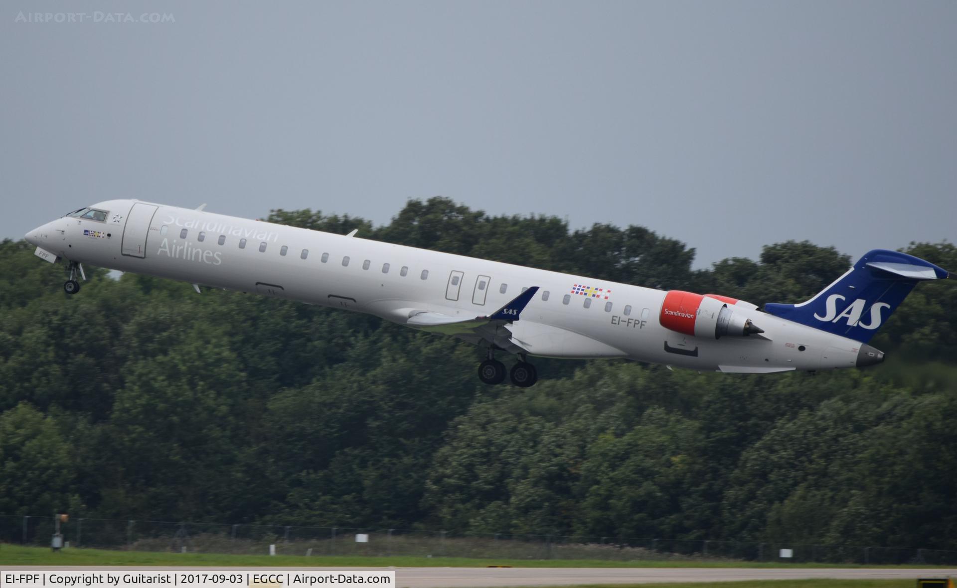 EI-FPF, 2016 Bombardier CRJ-900LR (CL-600-2D24) C/N 15403, At Manchester