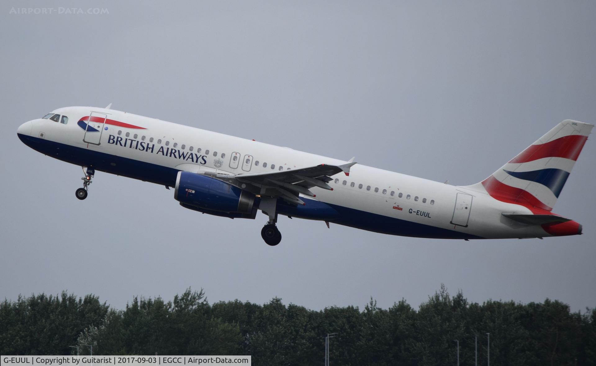 G-EUUL, 2002 Airbus A320-232 C/N 1708, At Manchester