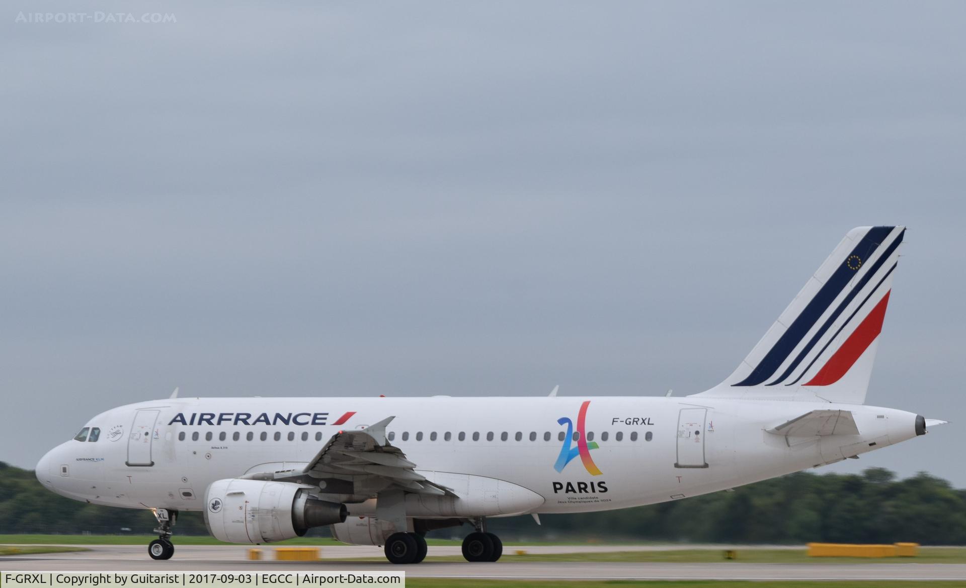 F-GRXL, 2006 Airbus A319-111 C/N 2938, At Manchester