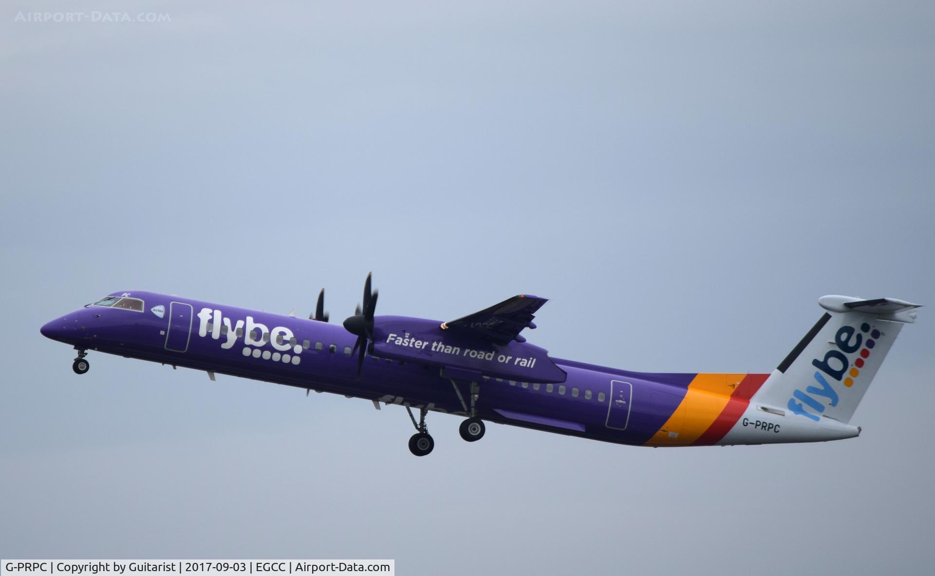 G-PRPC, 2010 Bombardier DHC-8-402 Dash 8 C/N 4338, At Manchester