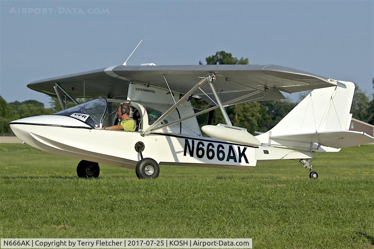 N666AK, 2011 Progressive Aerodyne SeaRey LSX C/N 1LK497C, at 2017 AirVenture at Oshkosh