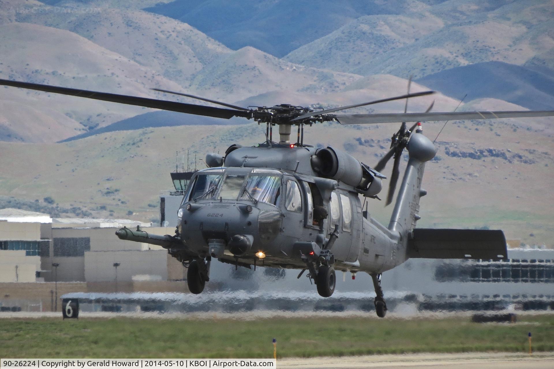 90-26224, 1990 Sikorsky HH-60G Pave Hawk C/N 70-1545, Departing BOI. 305th RS, Davis-Monthan AFB, AZ. (AFRC)
