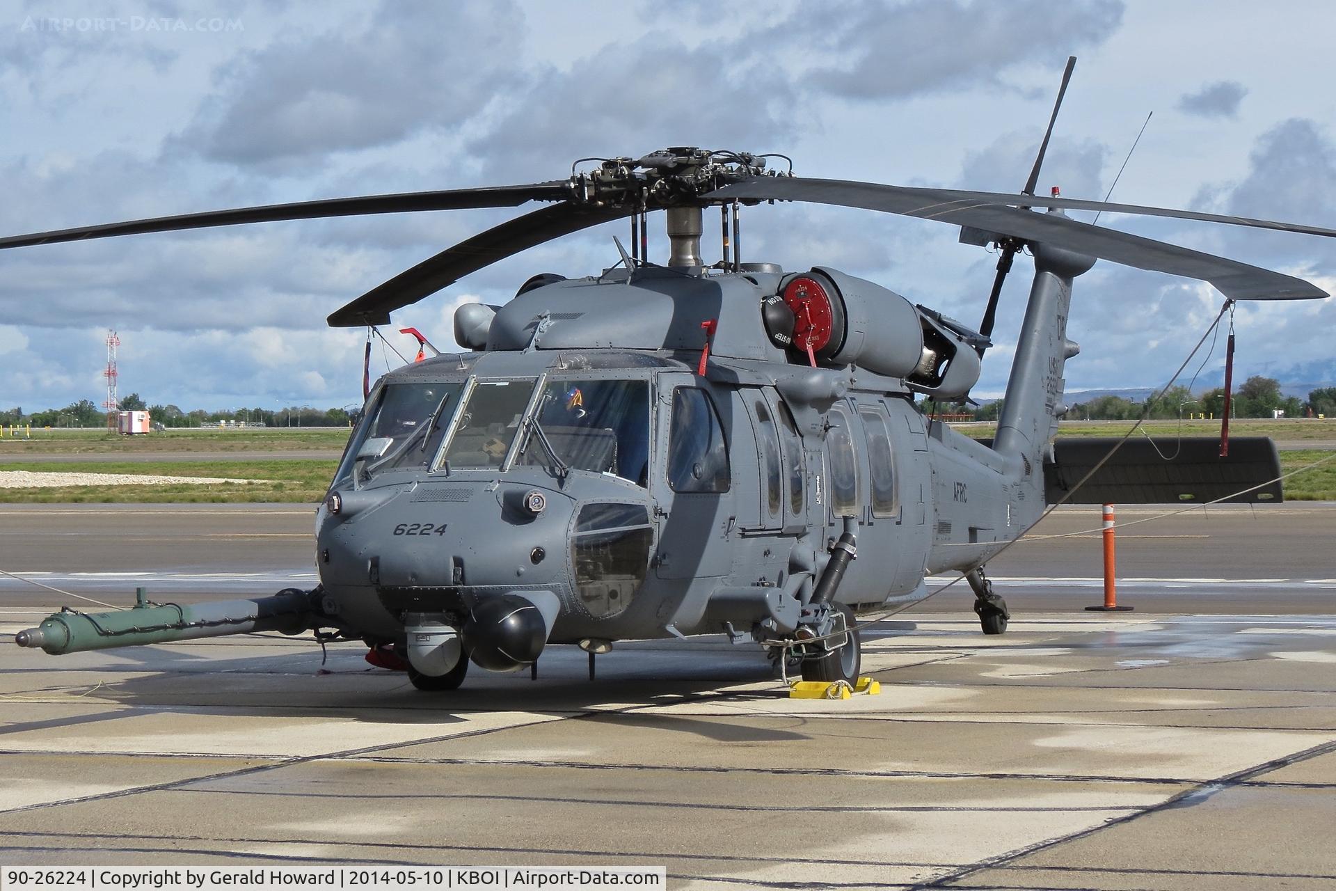 90-26224, 1990 Sikorsky HH-60G Pave Hawk C/N 70-1545, Parked on the south GA ramp. 305th RS, Davis-Monthan AFB, AZ. (AFRC)
