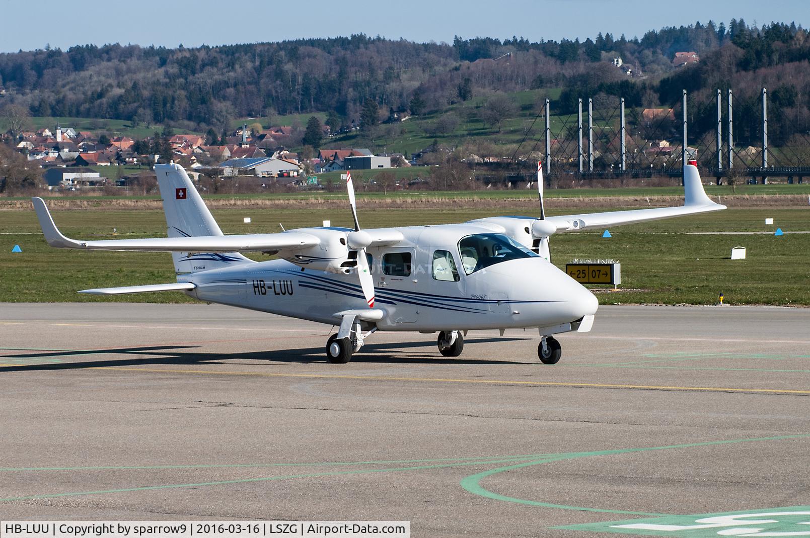 HB-LUU, 2010 Tecnam P-2006T C/N 022, at Grenchen