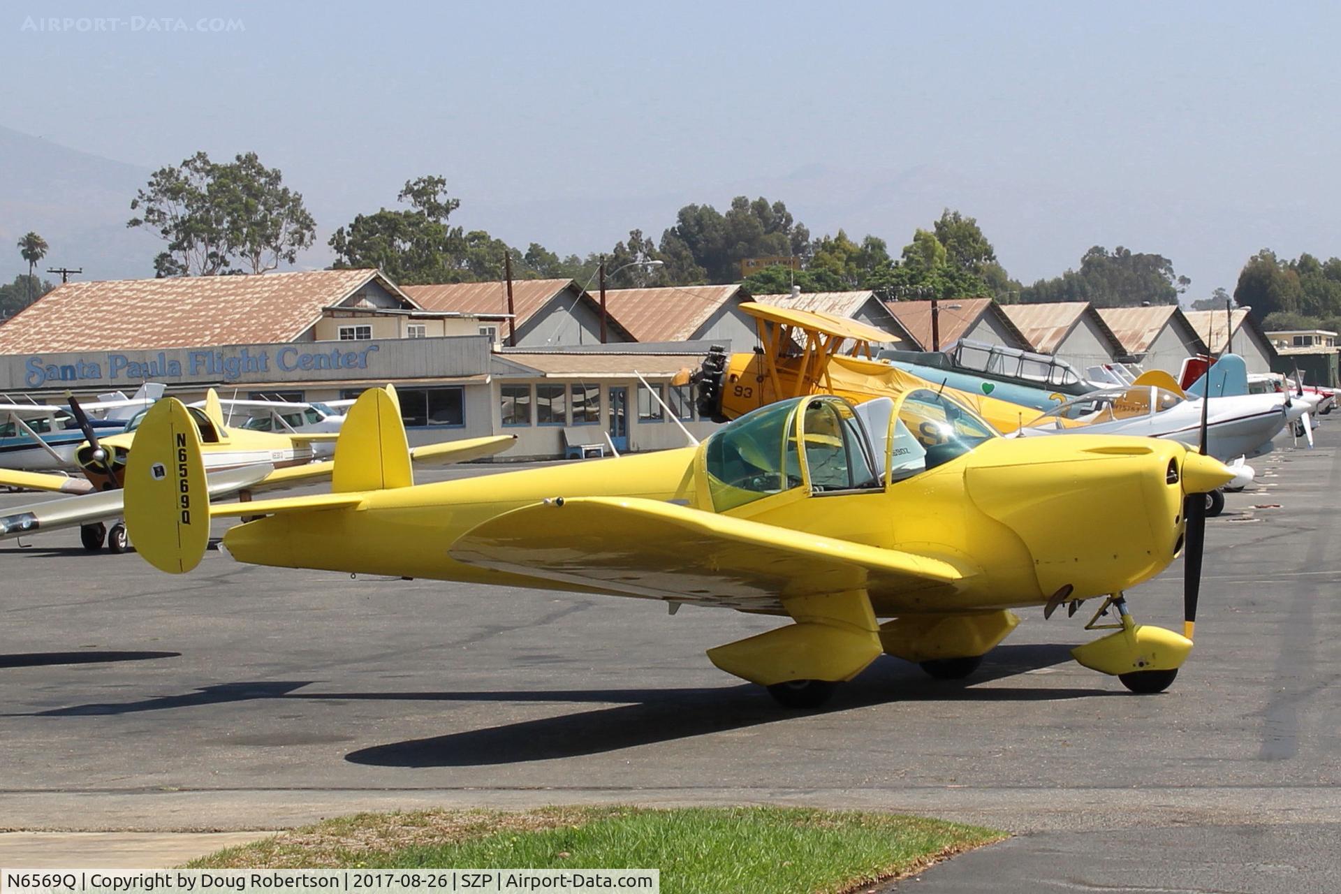 N6569Q, 1965 Alon A2 Aircoupe C/N A-69, 1965 Alon A2 AIRCOUPE, Continental C90 90 Hp
