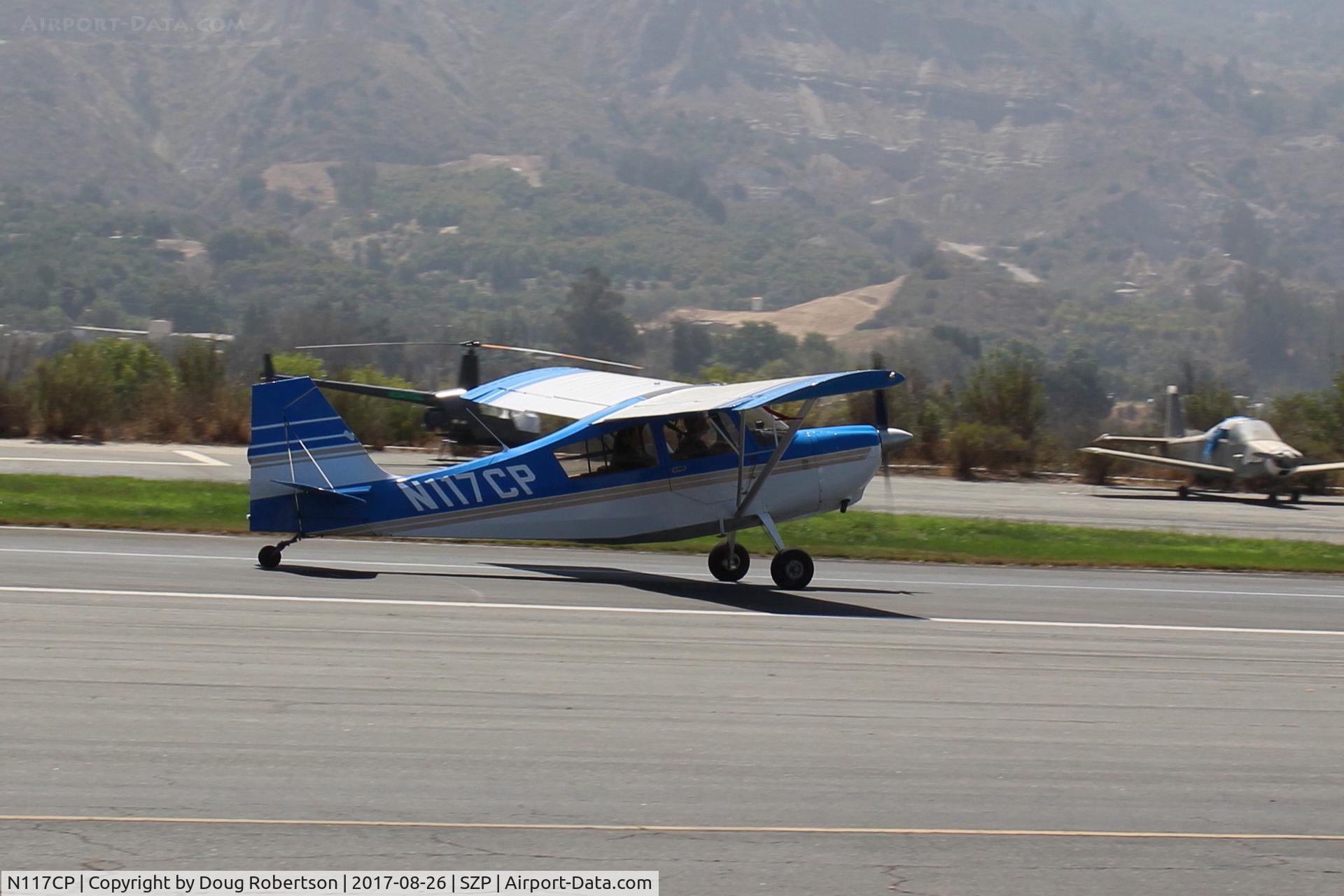 N117CP, American Champion 7GCBC Citabria C/N 1275-99, 1999 American Champion 7GCBC CITABRIA, Lycoming O-3220 150 Hp, another landing roll Rwy 22
