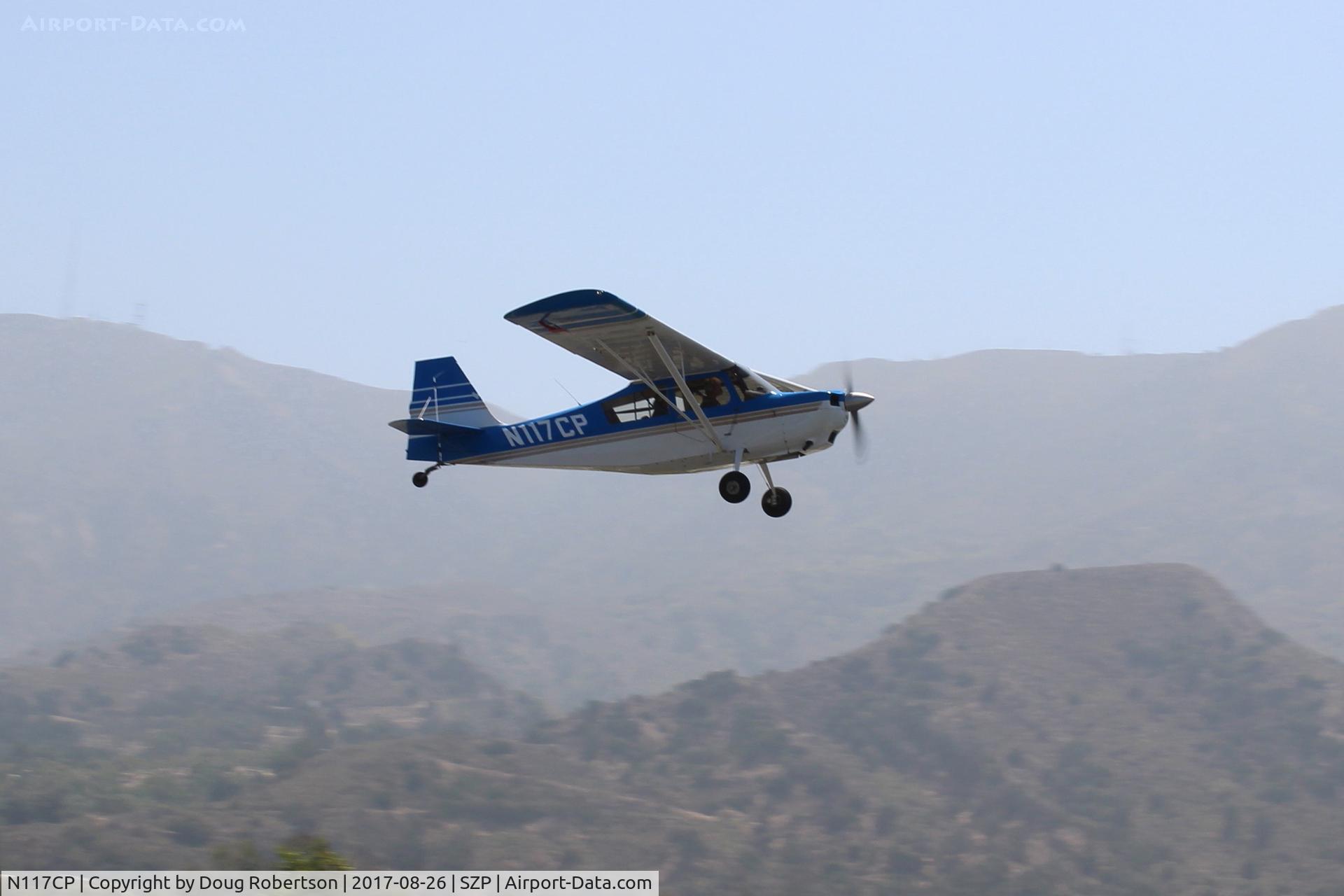 N117CP, American Champion 7GCBC Citabria C/N 1275-99, 1999 American Champion 7GCBC CITABRIA, Lycoming O-320 150 Hp, takeoff climb Rwy 22