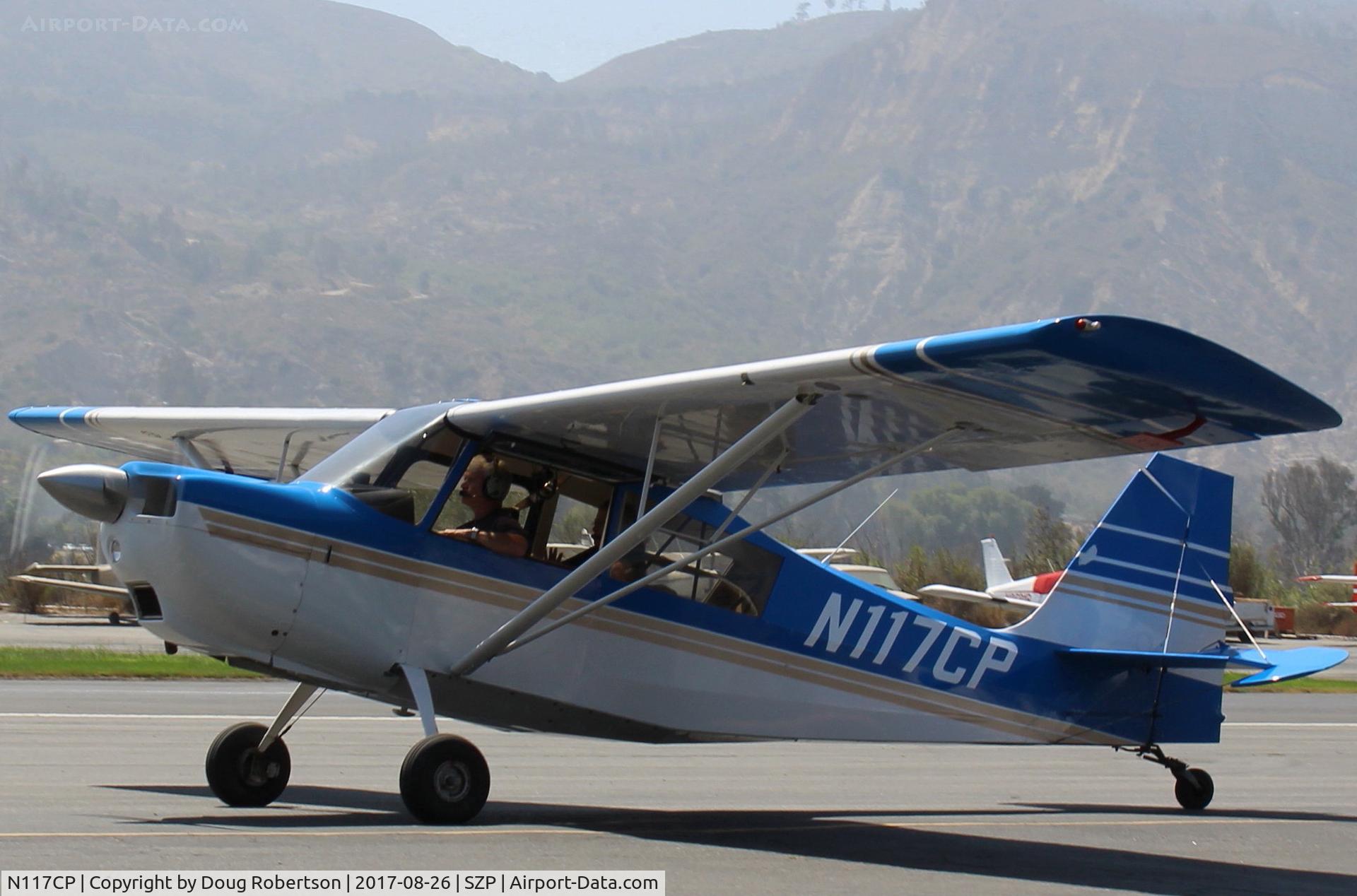 N117CP, American Champion 7GCBC Citabria C/N 1275-99, 1999 American Champion 7GCBC CITABRIA, Lycoming O-320 150 Hp, taxi back after landing Rwy 22