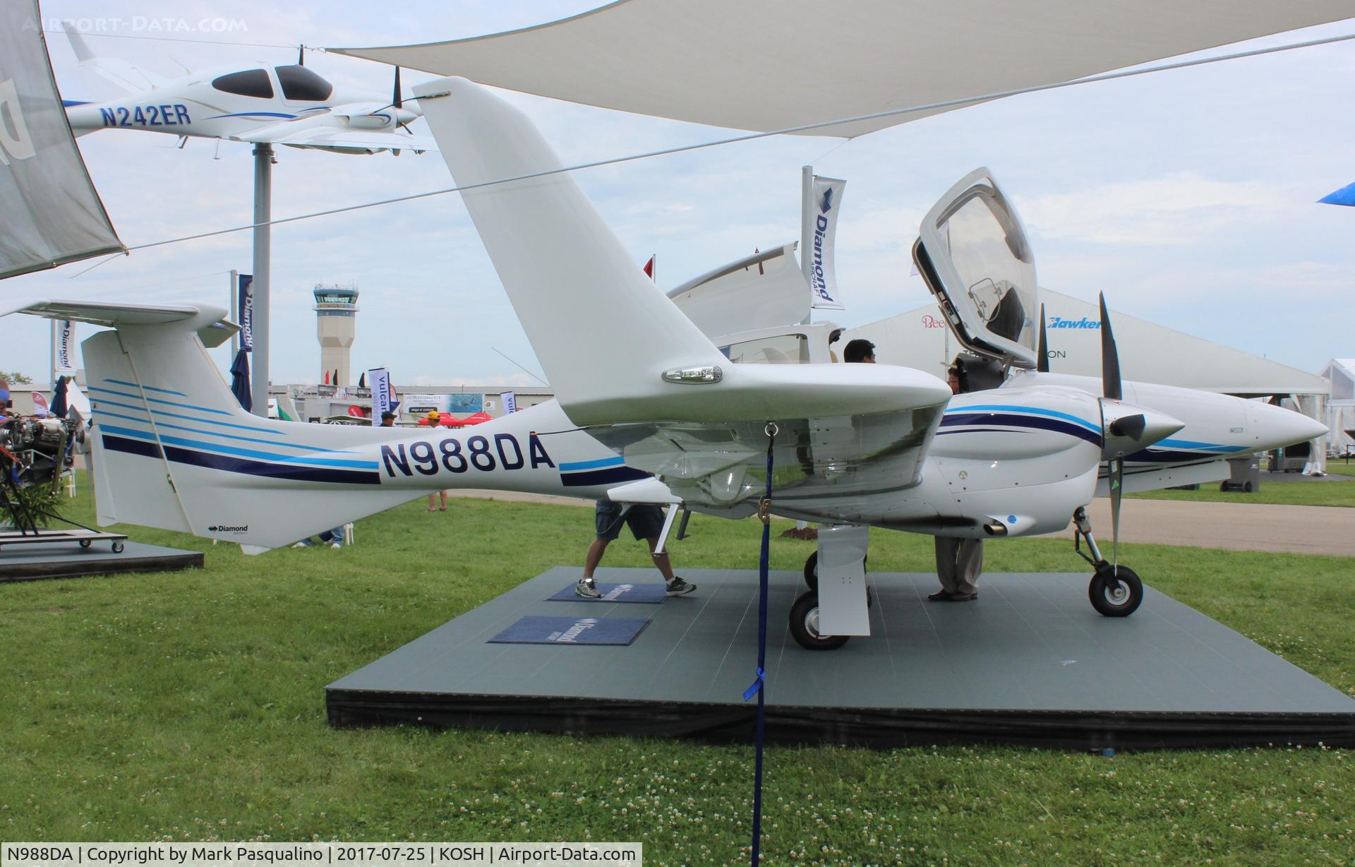 N988DA, 2017 Diamond DA-42NG Twin Star C/N 42.N240, Diamond DA-42NG