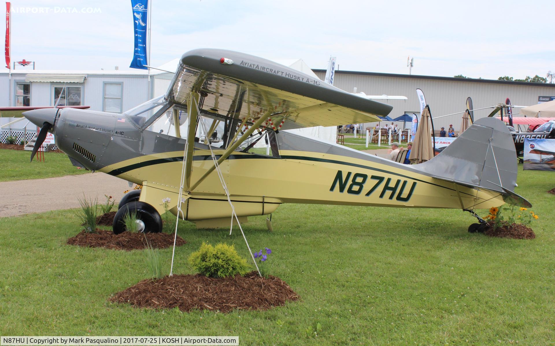 N87HU, 2017 Aviat A-1C-180 Husky C/N 3287, Aviat A-1C-180