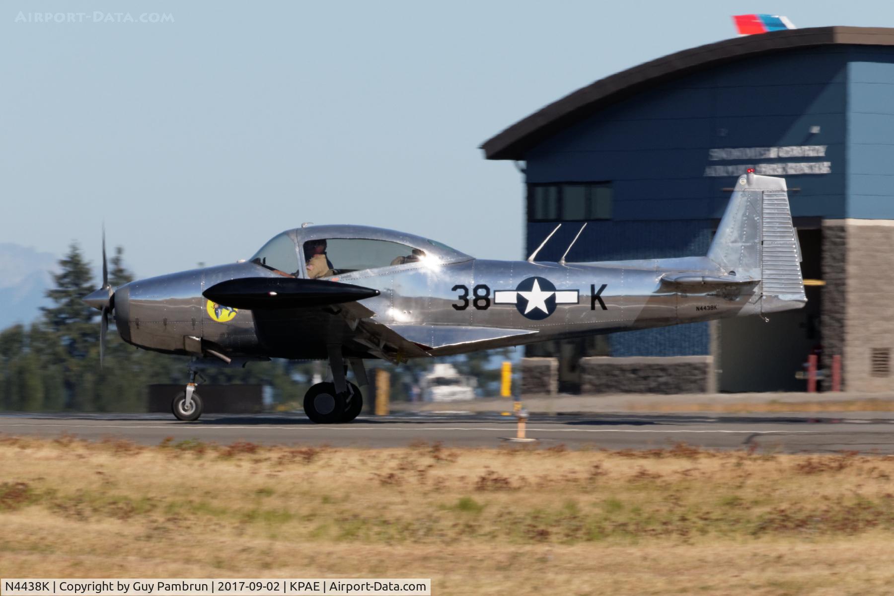 N4438K, 1948 Ryan Navion A C/N NAV-4-1438, Landing