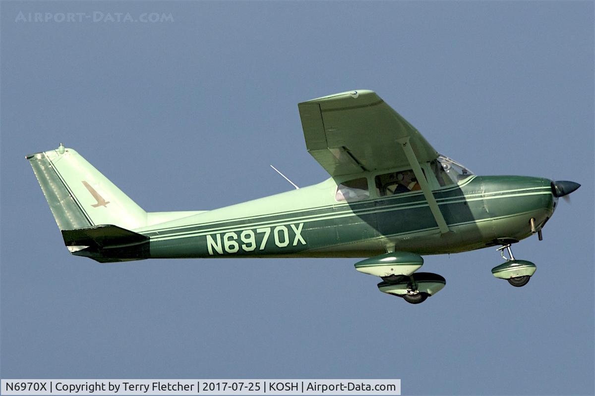 N6970X, 1960 Cessna 172B C/N 17247870, at 2017 AirVenture at Oshkosh