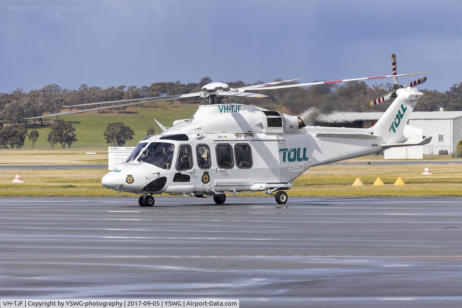 VH-TJF, 2015 AgustaWestland AW-139 C/N 31710, Helicorp (VH-TJJ) Agustawestland AW139 at Wagga Wagga Airport