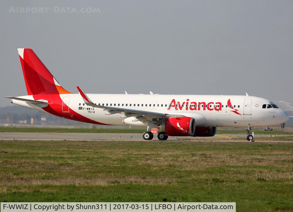 F-WWIZ, 2017 Airbus A320-251N C/N 7514, C/n 7514 - To be PR-OBI