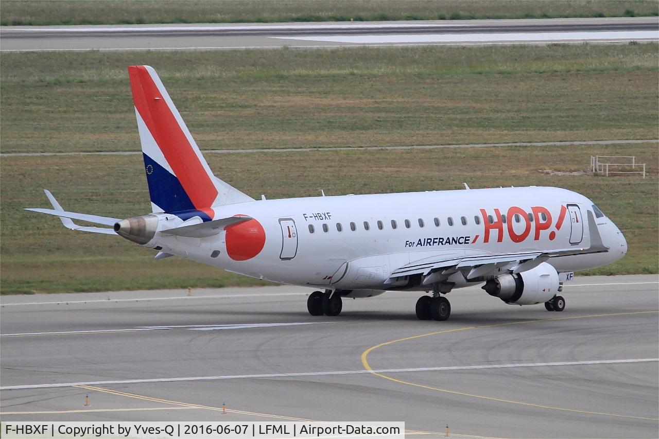 F-HBXF, 2009 Embraer 170ST (ERJ-170-100ST) C/N 17000292, Embraer ERJ-170ST, Ready to take off rwy 31R, Marseille-Provence Airport (LFML-MRS)