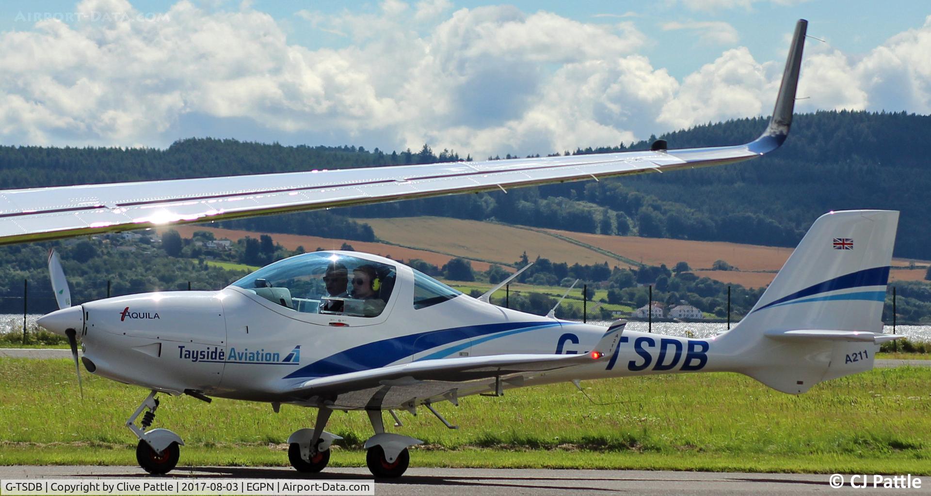 G-TSDB, 2015 Aquila AT01-100A C/N AT01-100A-330, Learning to fly with Tayside Aviation at Dundee
