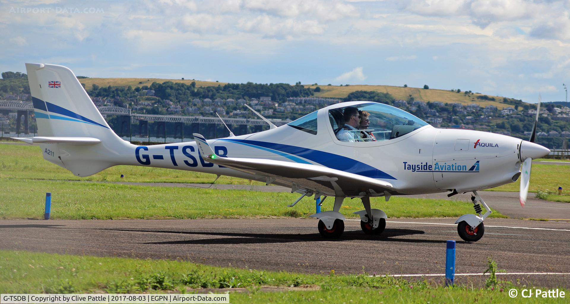 G-TSDB, 2015 Aquila AT01-100A C/N AT01-100A-330, Learning to fly with Tayside Aviation at Dundee