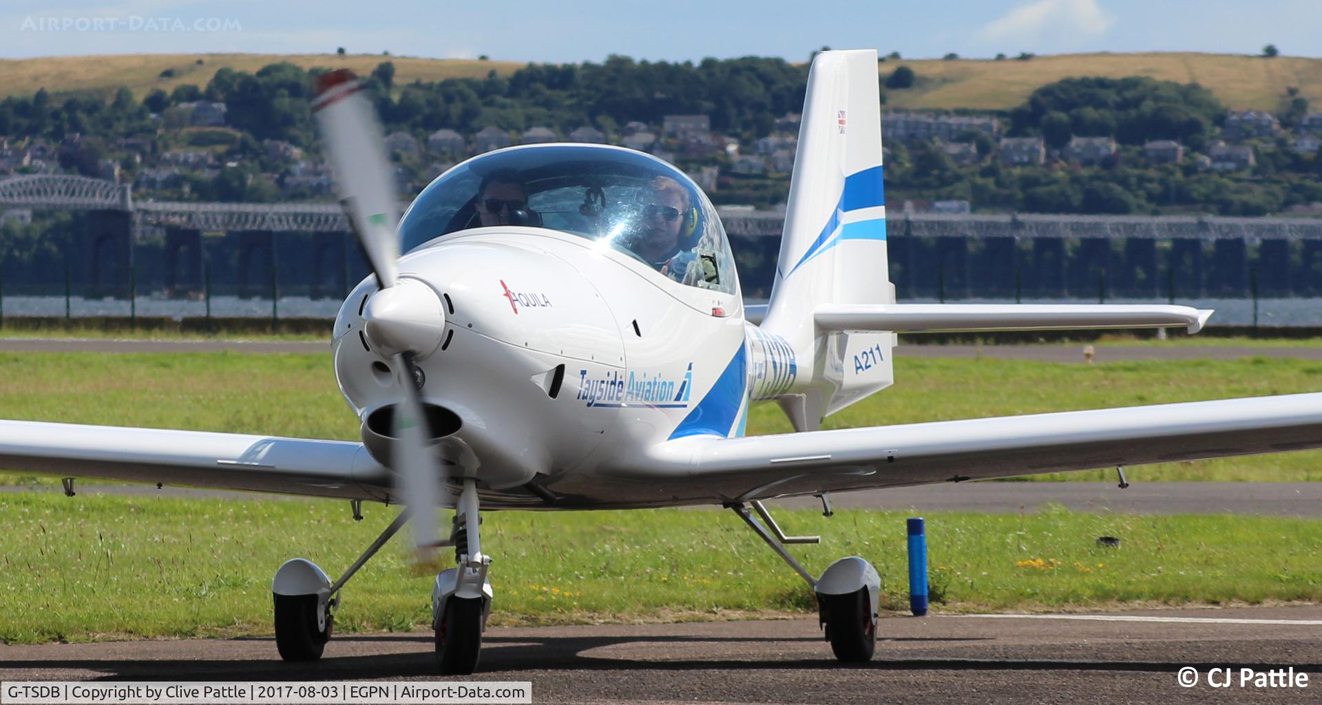 G-TSDB, 2015 Aquila AT01-100A C/N AT01-100A-330, Tayside Aviation at Dundee