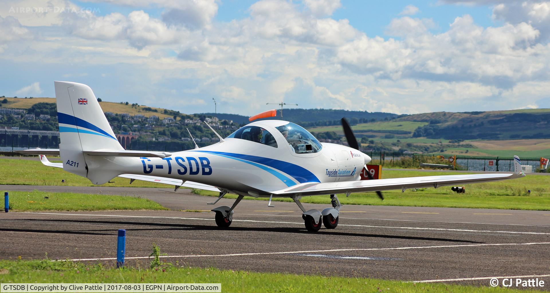 G-TSDB, 2015 Aquila AT01-100A C/N AT01-100A-330, Learning to fly with Tayside Aviation at Dundee