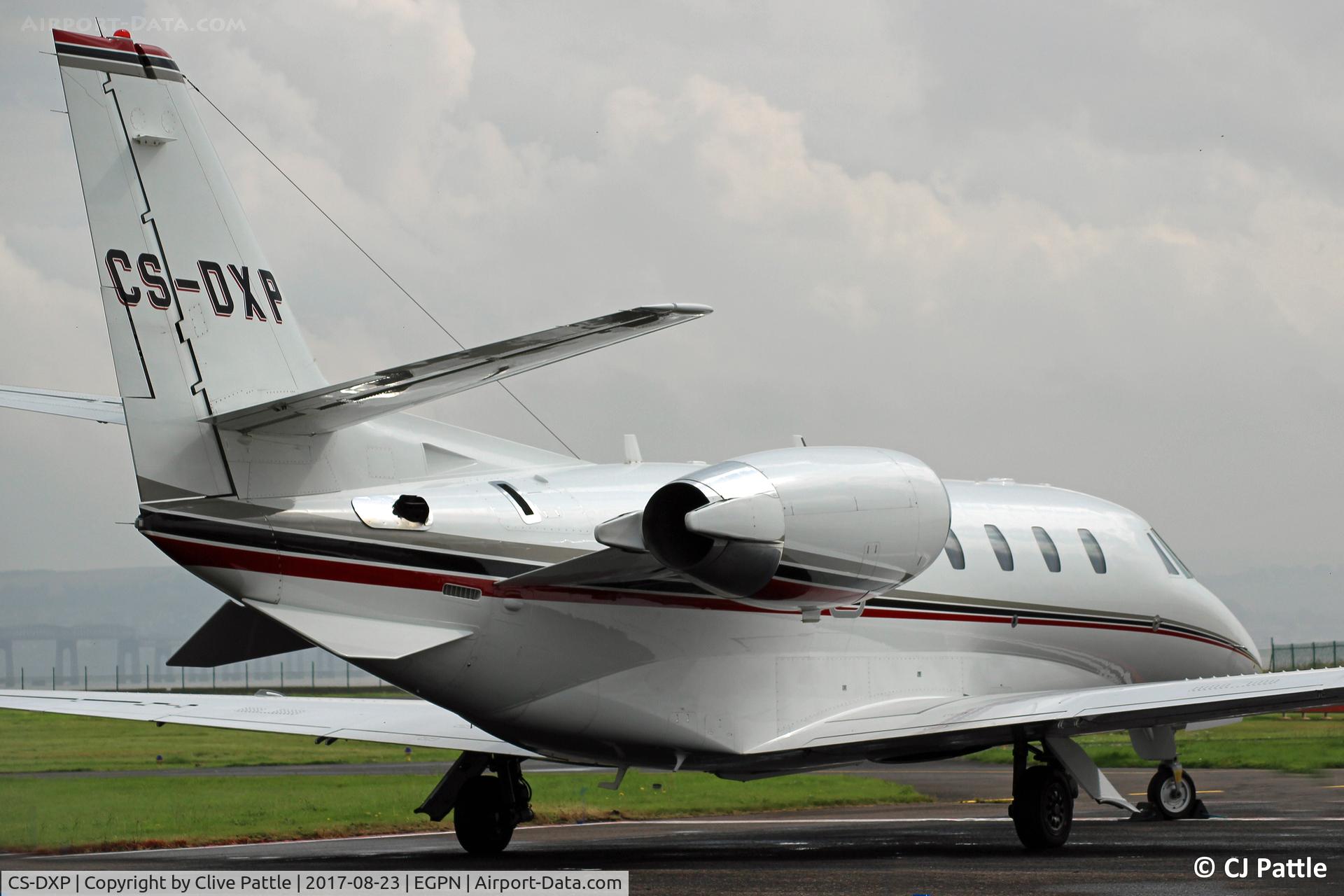 CS-DXP, 2007 Cessna 560XL Citation XLS C/N 560-5702, Netjets Europe visiting Dundee