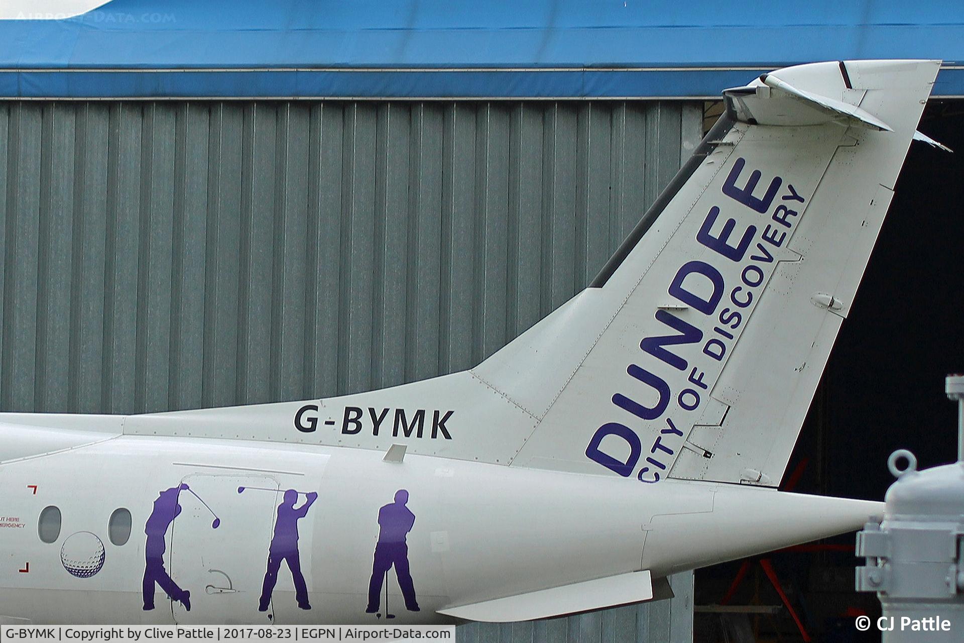 G-BYMK, 1996 Dornier 328-100 C/N 3062, Parked up at the Flybe hangar at Dundee. The following day it departed to Reykjavik enroute USA for scrapping.