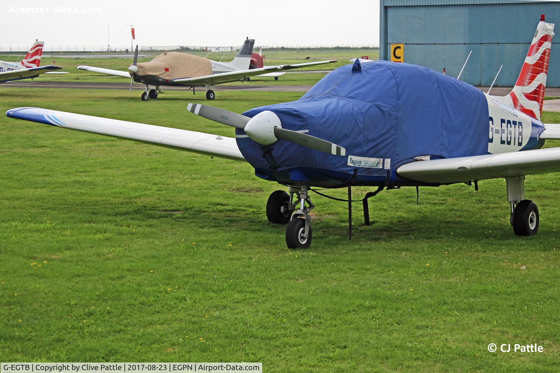 G-EGTB, 1978 Piper PA-28-161 Cherokee Warrior II C/N 28-7816074, Parked up at Dundee