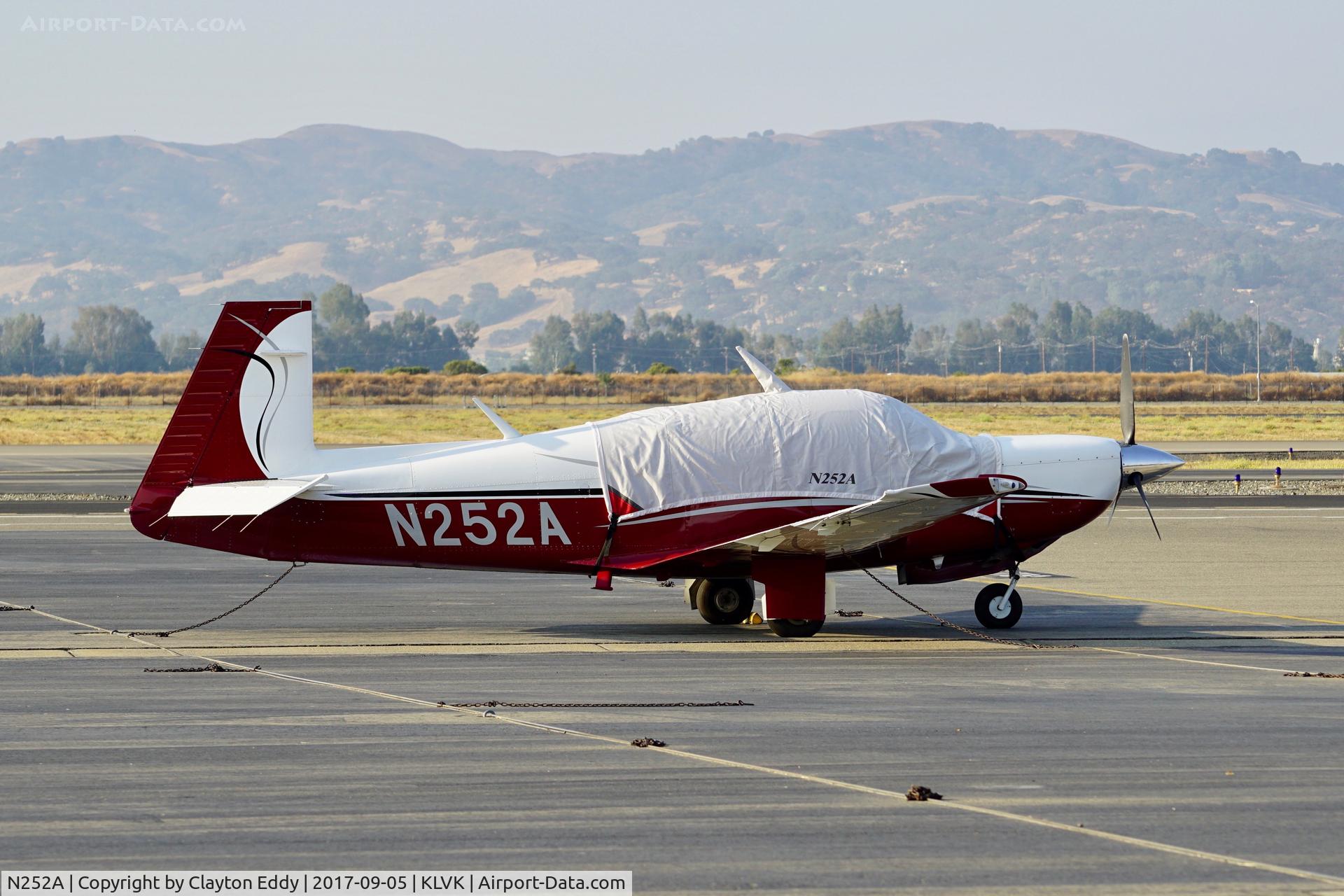 N252A, Mooney M20K C/N 25-1011, Livermore Airport California 2017.