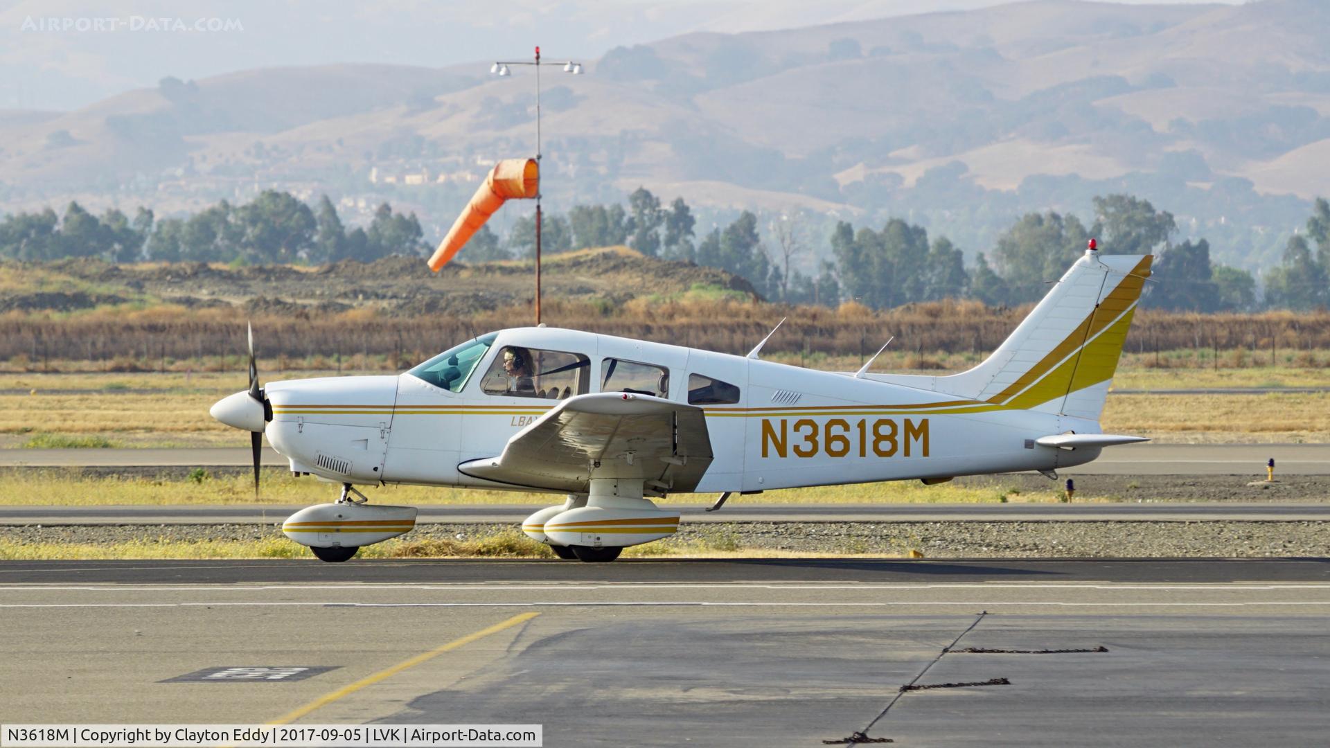 N3618M, 1978 Piper PA-28-181 C/N 28-7890319, Livermore Airport California 2017.