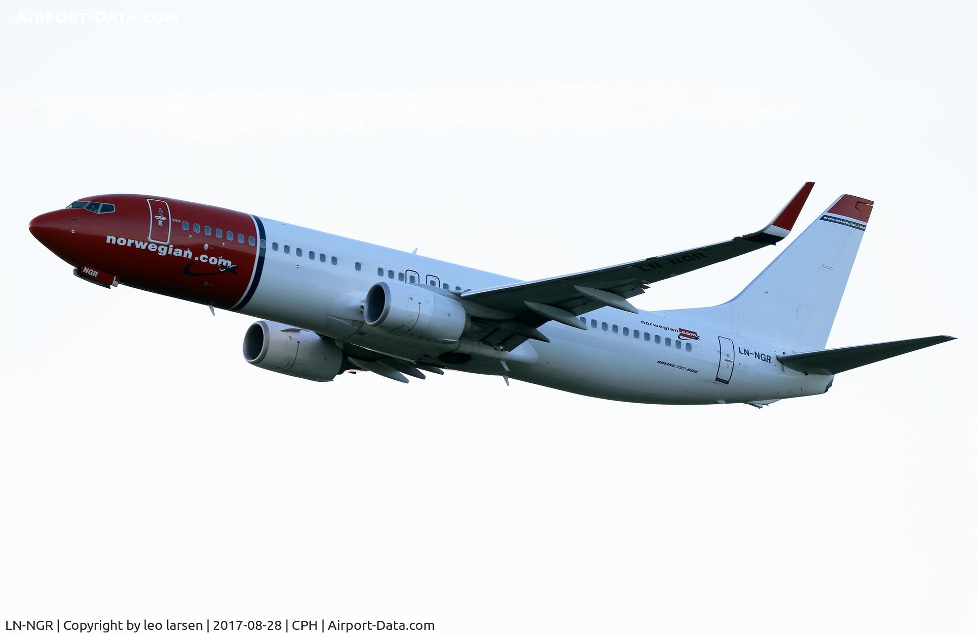 LN-NGR, 2013 Boeing 737-8JP C/N 41121, Copenhagen 28.8.2017