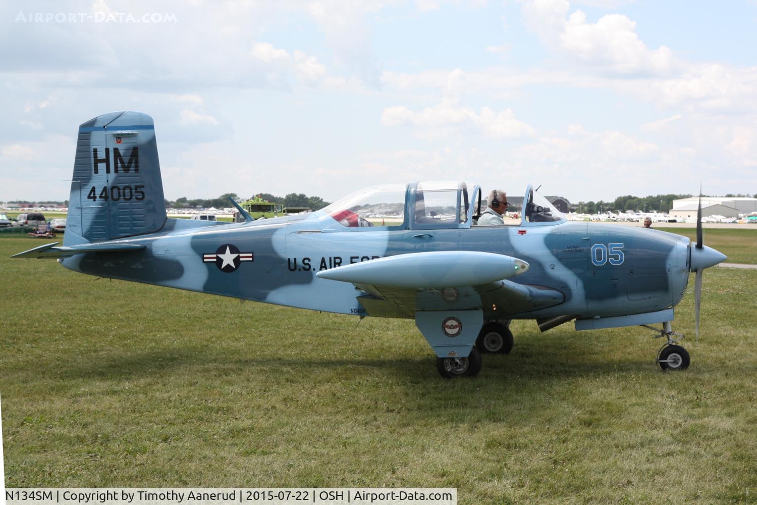 N134SM, 1957 Beech T-34B Mentor C/N BG-312, 1957 Beech D-45, c/n: BG-312