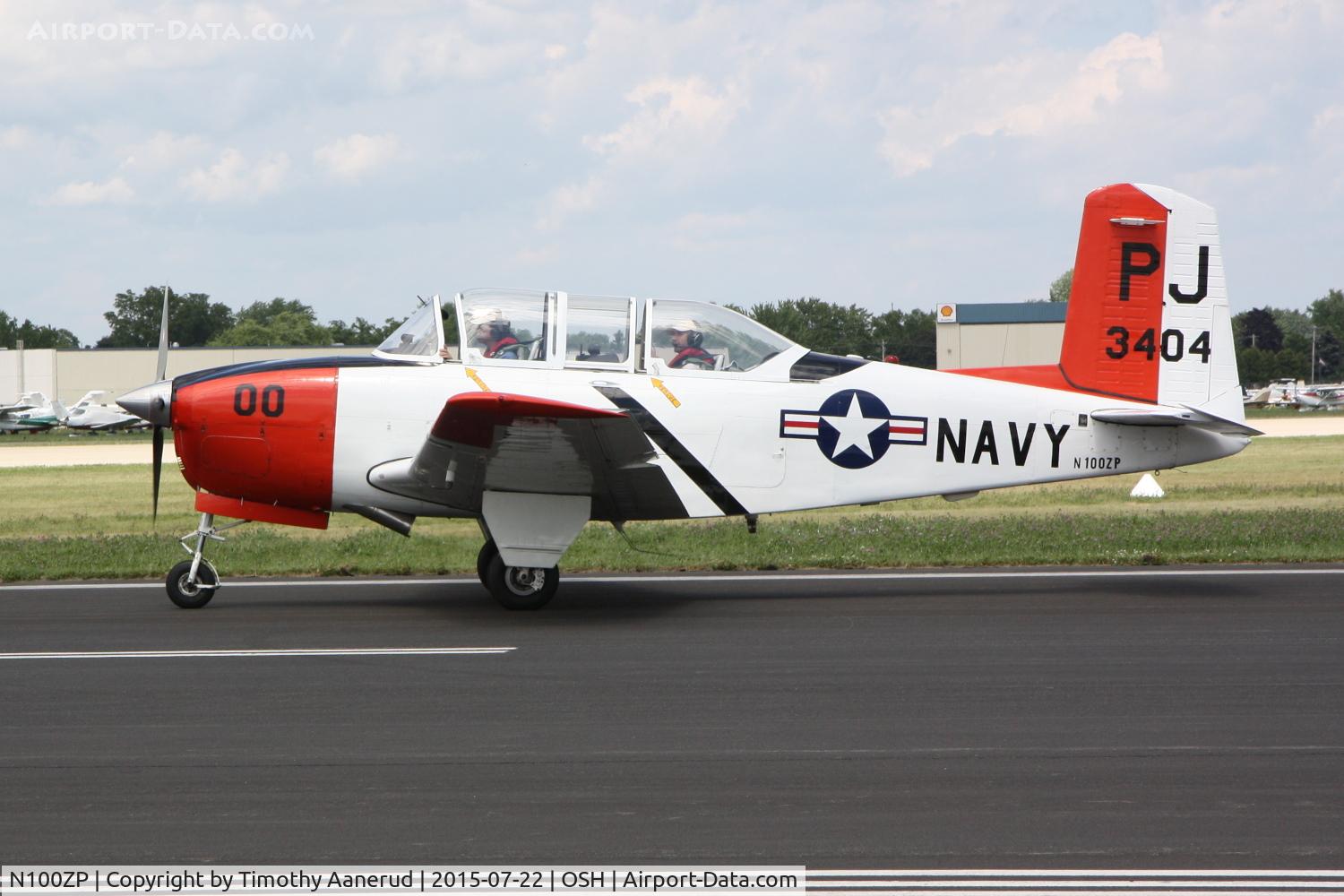 N100ZP, 1955 Beech D-45 (T-34B) Mentor C/N BG-4, 1955 Beech D-45, c/n: BG-4