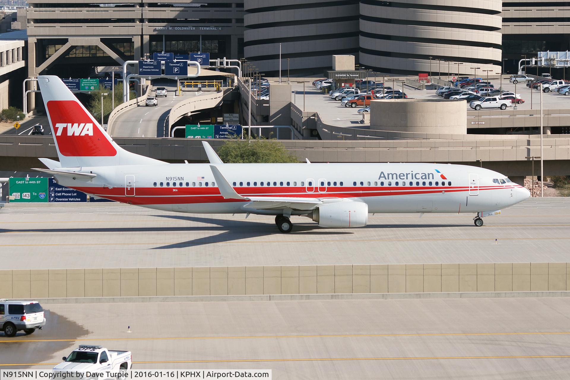 N915NN, 2013 Boeing 737-823 C/N 33227, A nice tribute to a merger partner.
