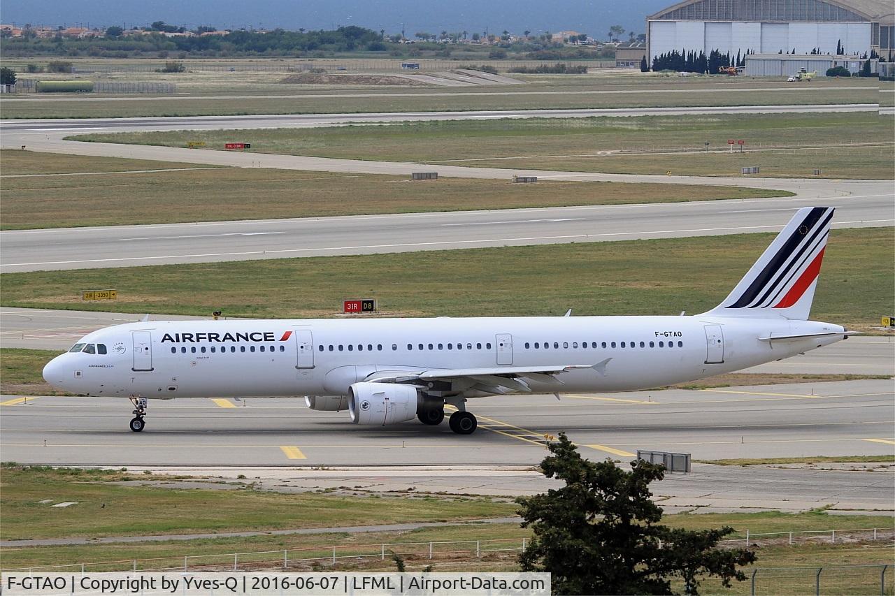 F-GTAO, 2007 Airbus A321-211 C/N 3098, Airbus A321-211,  Holding point rwy 31R, Marseille-Provence Airport (LFML-MRS)