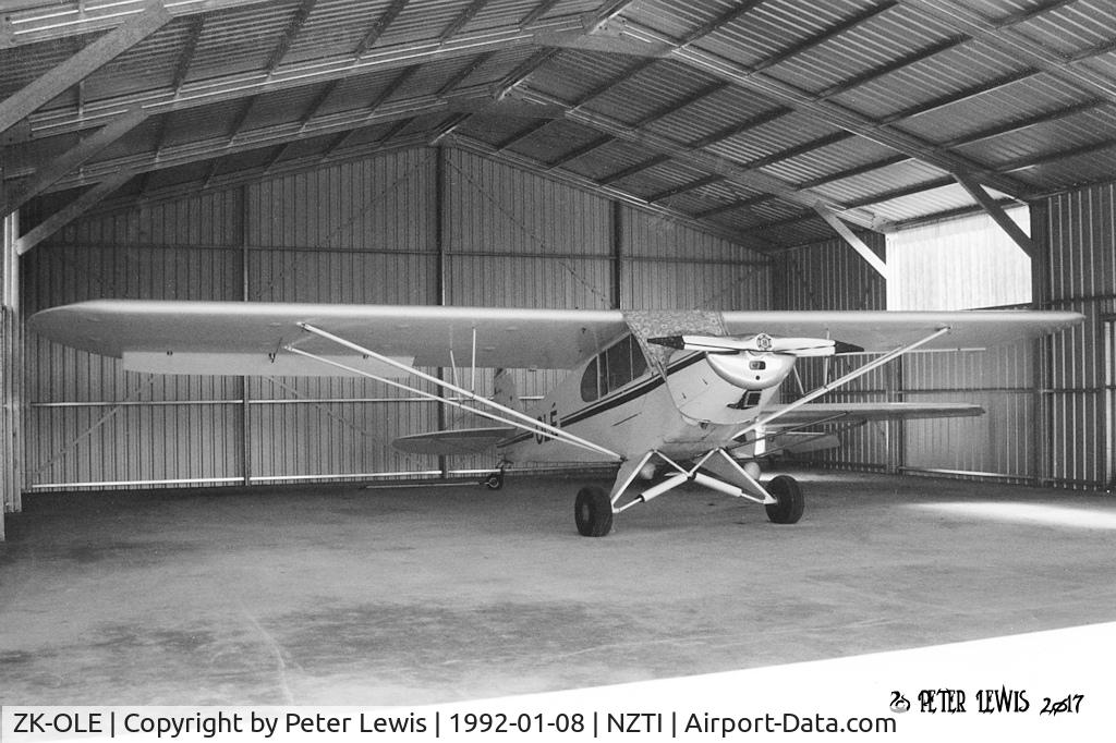 ZK-OLE, Wag-Aero Sport Trainer C/N 2817, H J L Haugh, Dunedin