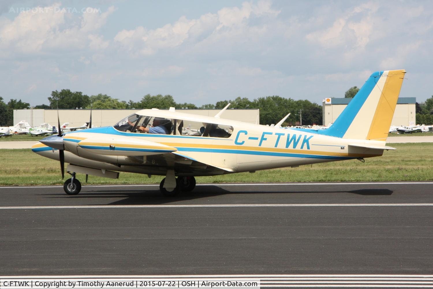 C-FTWK, 1968 Piper PA-30 Twin Comanche Twin Comanche C/N 30-1680, 1968 Piper PA-30, c/n: 30-1680
