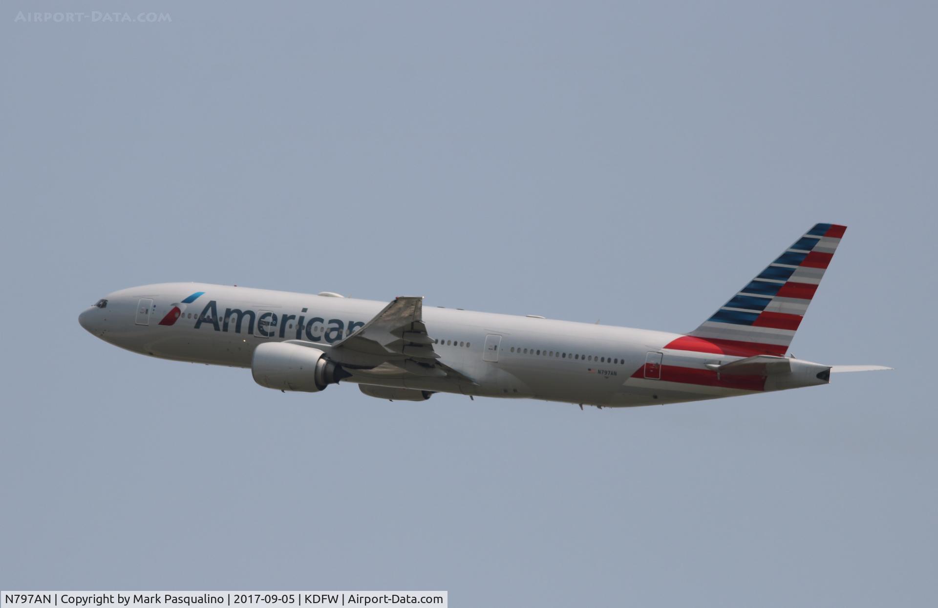 N797AN, 2001 Boeing 777-223 C/N 30012, Boeing 777-200