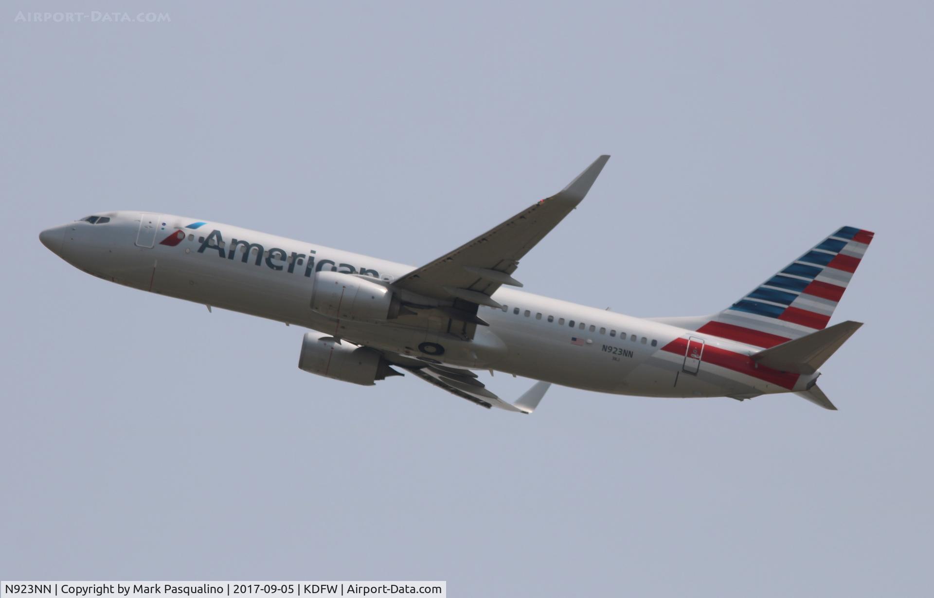 N923NN, 2013 Boeing 737-823 C/N 31167, Boeing 737-800