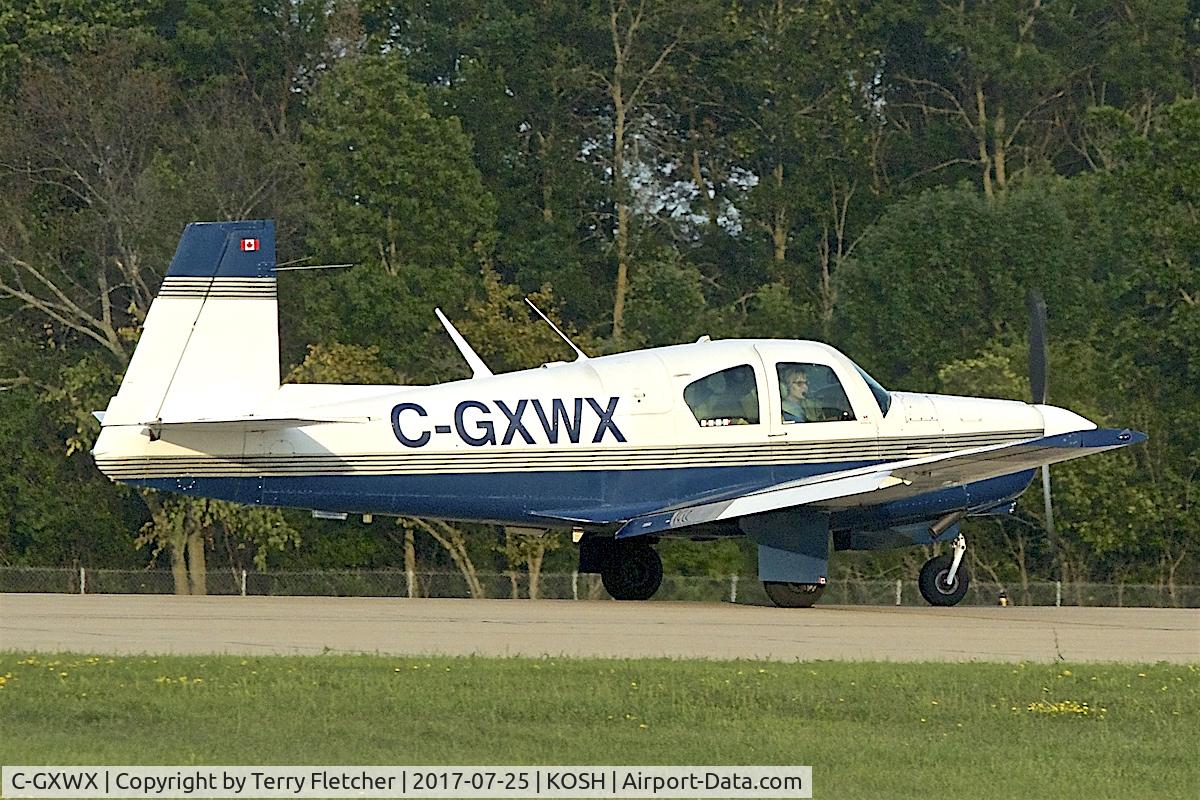 C-GXWX, 1963 Mooney M20C Ranger C/N 2638, At 2017 EAA AirVenture at Oshkosh