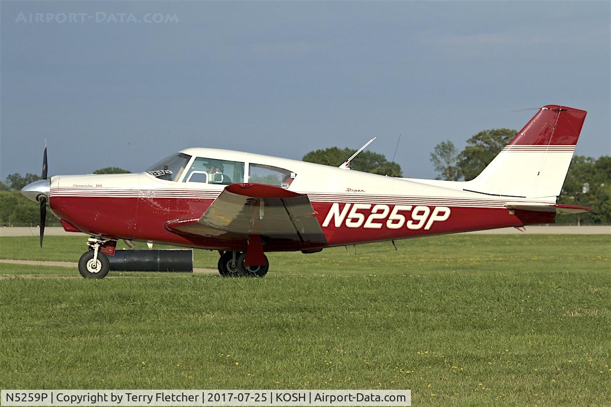 N5259P, 1958 Piper PA-24-250 Comanche C/N 24-293, at 2017 EAA AirVenture at Oshkosh
