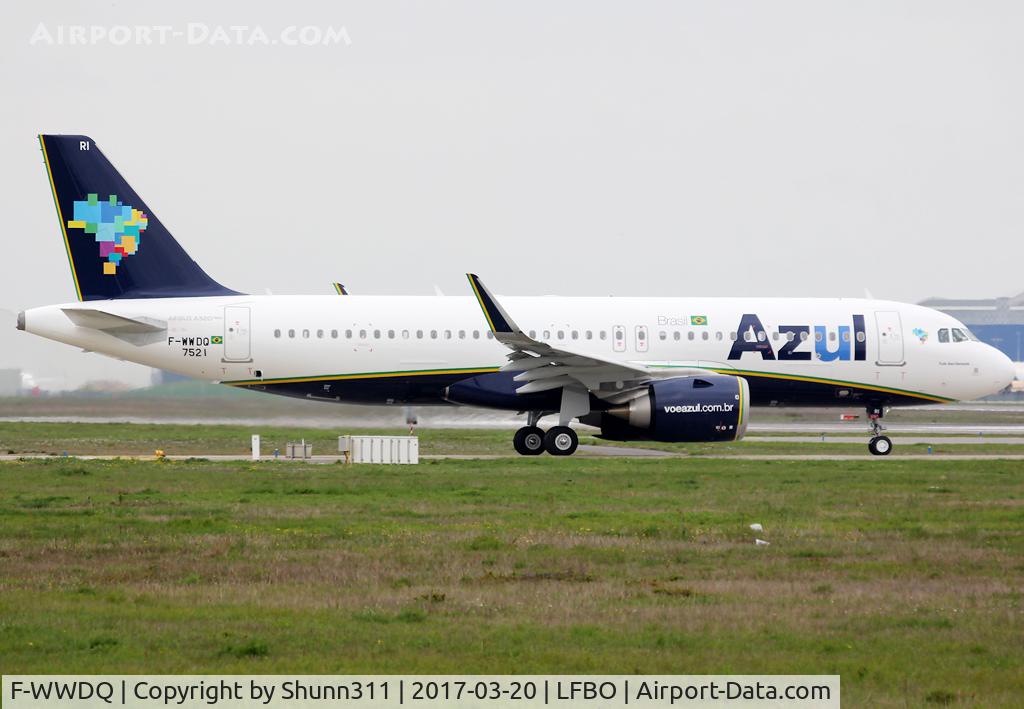 F-WWDQ, 2017 Airbus A320-251N C/N 7521, C/n 7521 - To be PR-YRI
