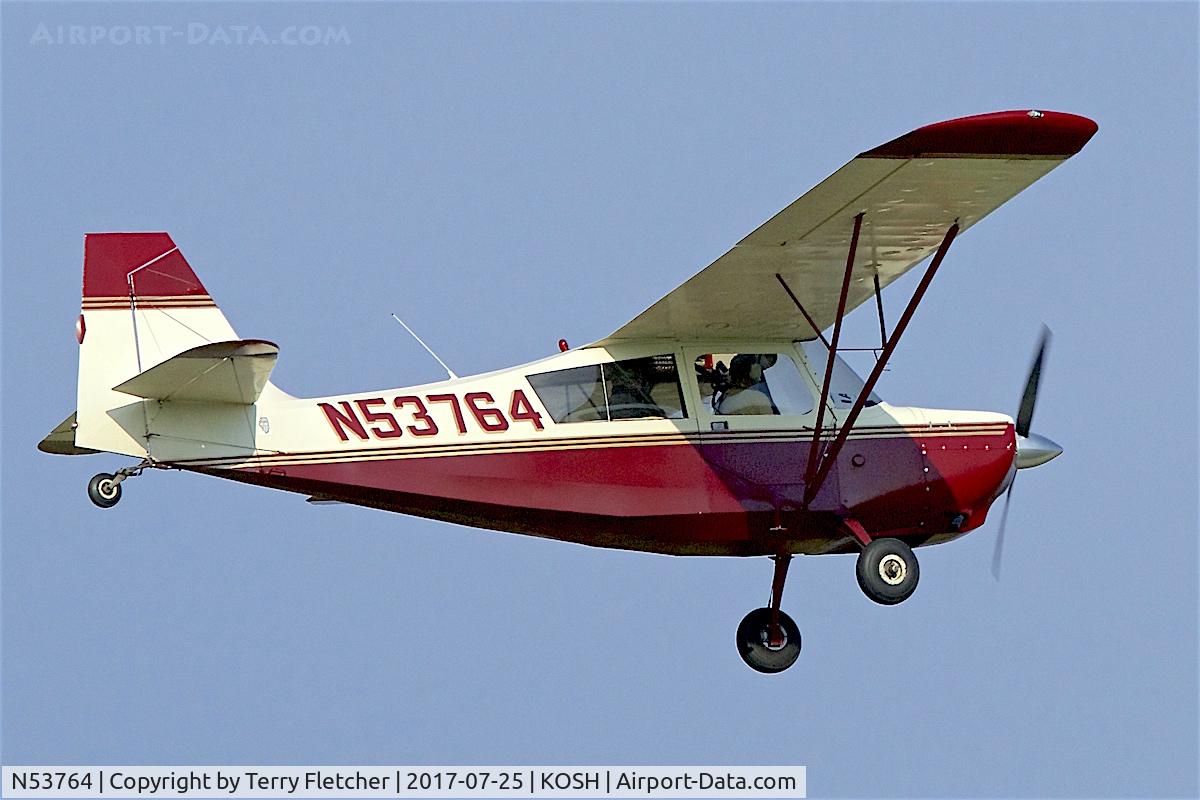 N53764, 1975 Bellanca 7ECA Citabria C/N 1112-75, at 2017 EAA AirVenture at Oshkosh