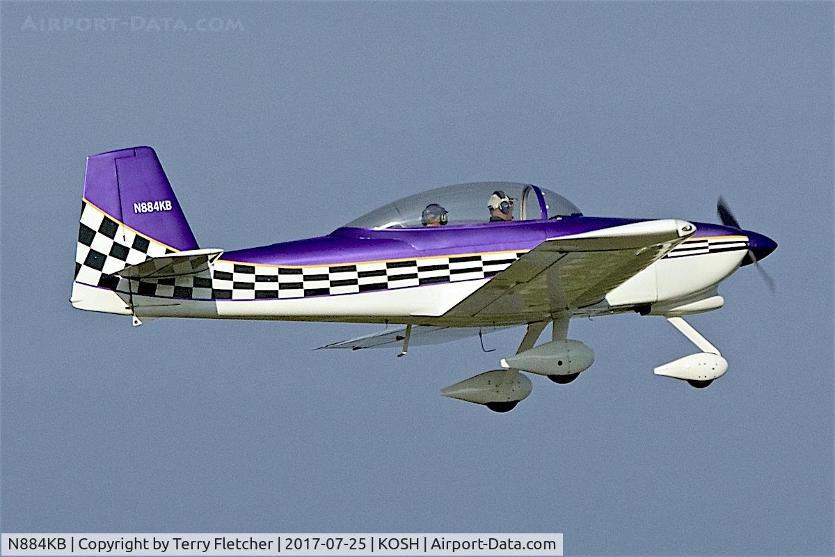 N884KB, 2007 Vans RV-8A C/N 82363, at 2017 EAA AirVenture at Oshkosh